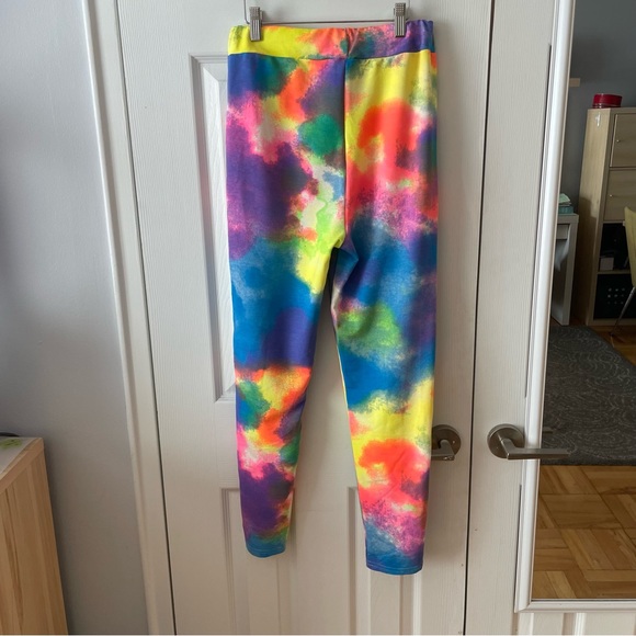 multi coloured leggings . Size M/L polish designer My Vouge NEW - Picture 2 of 7